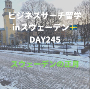 ビジネスサーチ留学inスウェーデン245日目